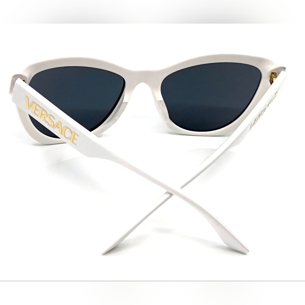 Versace VE 4417U 314/87 Women's White Cat Eye Sunglasses (NWOT) - Picture 9 of 9